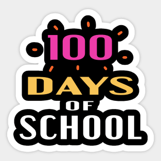 100 days of school Sticker